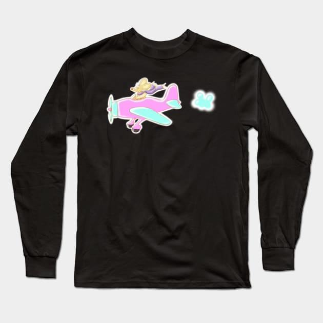 THE FLYING RABBIT Long Sleeve T-Shirt by KARMADESIGNER T-SHIRT SHOP